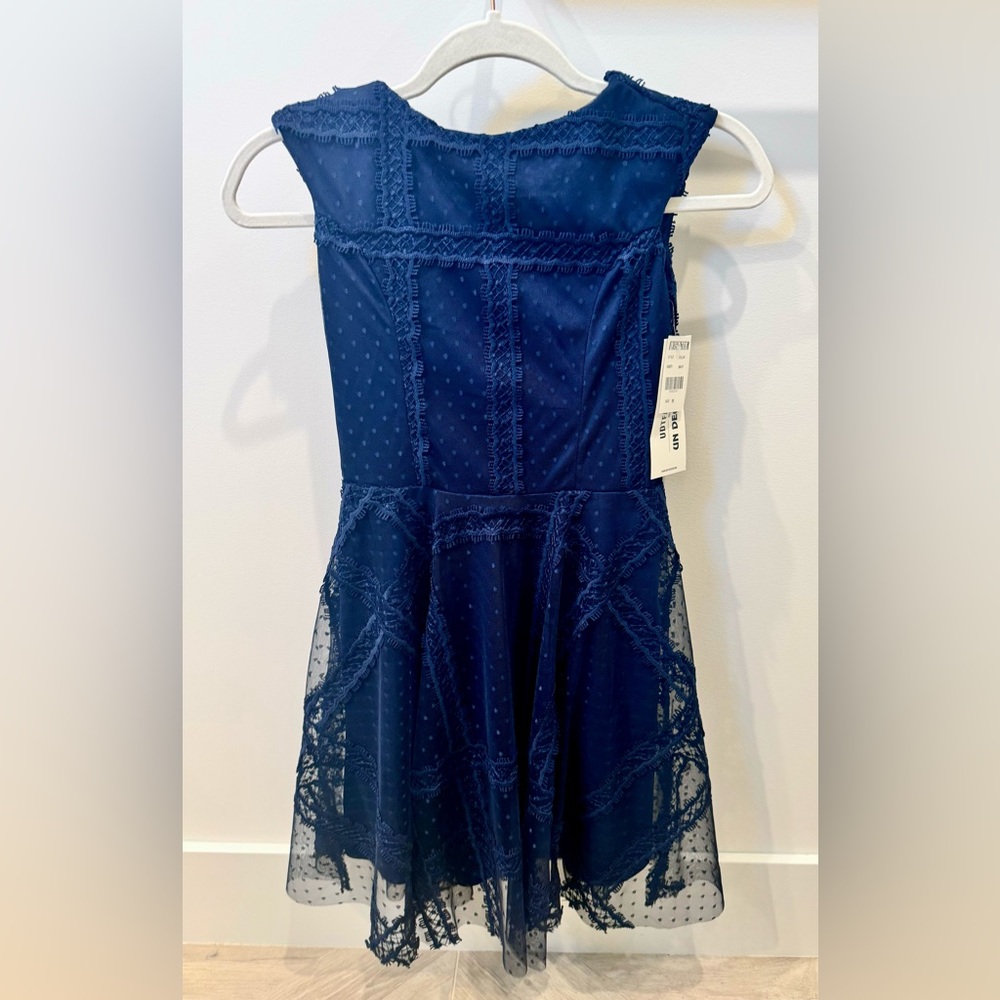 Girls Un Deux Trois Fit-and-Flare Dress, Size 10